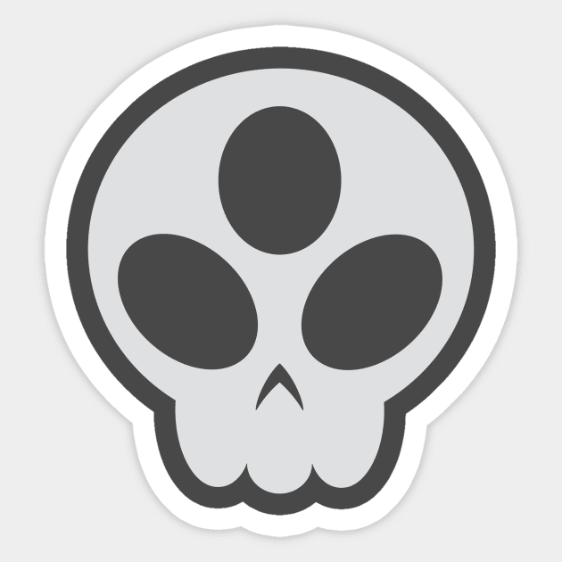 Alien Skull Sticker by DrawingsFromHell